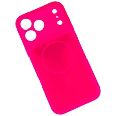 Чохол Apple iPhone 13 Pro, Silicone Case Vision, Firefly Rose, MagSafe, Рожевий