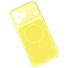 Чохол Apple iPhone 13 Pro, Silicone Case Vision, Cream Yellow, MagSafe, Жовтий