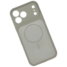 Чохол Apple iPhone 13 Pro, Silicone Case Vision, Titanium Gray, MagSafe, Сірий