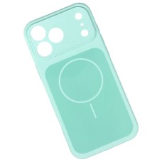 Чохол Apple iPhone 13 Pro, Silicone Case Vision, MagSafe, Бірюзовий