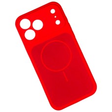 Чохол Apple iPhone 13 Pro, Silicone Case Vision, MagSafe, Червоний