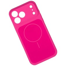 Чехол Apple iPhone 15 Pro, Silicone Case Vision, MagSafe, Drifting Moon Red, Красный