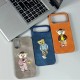 Чохол Apple iPhone 13, Teddy Bear Embroidered, Помаранчевий