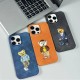 Чохол Apple iPhone 13, Teddy Bear Embroidered, Помаранчевий