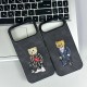 Чохол Apple iPhone 13, Teddy Bear Embroidered, Помаранчевий