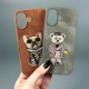 Чохол Apple iPhone 13, Teddy Bear Embroidered, Помаранчевий