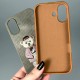 Чохол Apple iPhone 13, Teddy Bear Embroidered, Помаранчевий