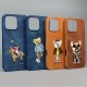 Чохол Apple iPhone 13, Teddy Bear Embroidered, Помаранчевий