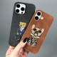 Чохол Apple iPhone 13, Teddy Bear Embroidered, Помаранчевий