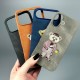 Чохол Apple iPhone 13, Teddy Bear Embroidered, Помаранчевий