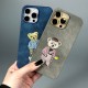 Чохол Apple iPhone 13, Teddy Bear Embroidered, Помаранчевий