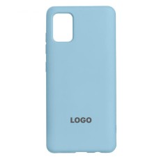 Чохол Samsung A415 Galaxy A41, Original Soft Case, Light Blue, Блакитний