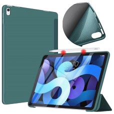 Чохол-книжка Apple iPad Air 11 2026, BeCover Tri Fold Soft TPU, Dark Green, Зелений