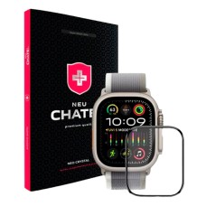 Захисне скло Apple Watch Ultra, NEU Chatel Corning, Чорний