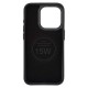 Чехол Apple iPhone 13, Rally, MagSafe, Black-White, Черный