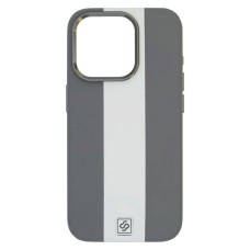 Чохол Apple iPhone 15 Pro Max, Rally, Gray-White, MagSafe, Сірий