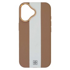 Чохол Apple iPhone 16, Rally, Beige-White, MagSafe, Бежевий