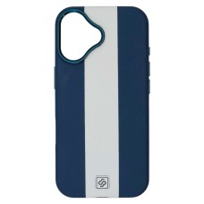 Чохол Apple iPhone 16, Rally, Blue-White, MagSafe, Синій