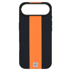 Чохол Apple iPhone 17 Air, Rally, Black-Orange, MagSafe, Чорний