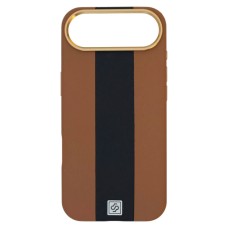 Чохол Apple iPhone 17 Air, Rally, Brown-Black, MagSafe, Коричневий