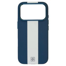 Чохол Apple iPhone 17 Pro Max, Rally, Blue-White, MagSafe, Синій