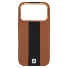 Чохол Apple iPhone 17 Pro Max, Rally, Brown-Black, MagSafe, Коричневий
