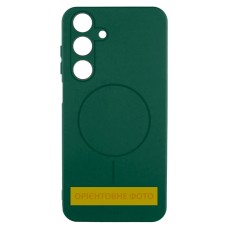 Чохол Samsung A576 Galaxy А57, Galaxy A57 5G, Air Beats, Dark Green, MagSafe, Зелений