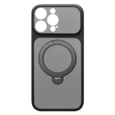 Чехол Apple iPhone 15 Pro, Ummi Full Camera HQ Ring, MagSafe, Черный