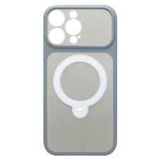 Чехол Apple iPhone 15 Pro, Ummi Full Camera HQ Ring, MagSafe, Серый