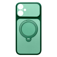 Чохол Apple iPhone 17, Ummi Full Camera HQ Ring, MagSafe, Зелений
