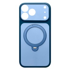 Чохол Apple iPhone 17 Pro, Ummi Full Camera HQ Ring, Navy Blue, MagSafe, Синій