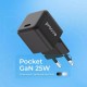 Сетевое зарядное устройство Proove Pocket GaN WCPG25010201, Черный