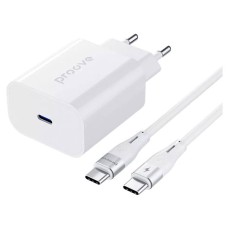 Мережевий зарядний пристрій Proove Rapid WCRP20012102 Apple iPhone SE 2022, iPhone 14 Pro Max, iPhone 14 Plus, iPhone 14 Pro, iPhone 14, iPhone 13 Pro, iPhone 13 Mini, iPhone 13, iPhone 13 Pro Max, iPhone 12 Mini, iPhone 12 Pro Max, Lightning, з кабелем,