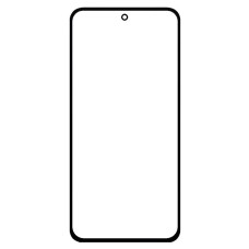 Корпусне скло дисплея Samsung A376 Galaxy А37, Чорний