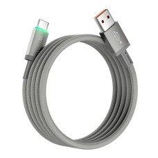 USB кабель Wiwu C082 Maglink, Type-C, 1.0 м., Серый
