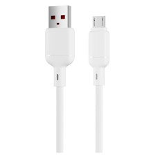 USB кабель Wiwu C086 Stellar, MicroUSB, 1.0 м., Белый