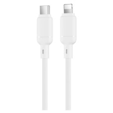 USB кабель Wiwu C089 Stellar Apple iPhone SE 2022, iPhone 14 Pro Max, iPhone 14 Plus, iPhone 14 Pro, iPhone 14, iPhone 13 Pro, iPhone 13 Mini, iPhone 13, iPhone 13 Pro Max, iPhone 12 Mini, iPhone 12 Pro Max, Lightning, 1.0 м., Белый