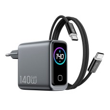 Сетевое зарядное устройство Wiwu CHG200 Voyager, с кабелем, Type-C, серый
