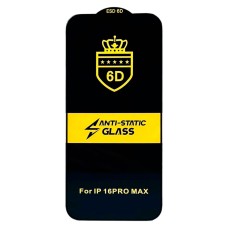 Захисне скло Samsung Galaxy S26 Plus, Anti-Static, 6D, Чорний