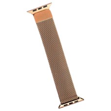 Ремінець Apple Watch 42, Watch 44, Milanese loop, Retro-Gold, Золотий