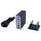 Сетевое зарядное устройство Toocki GaN 40220001, Черный