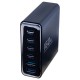 Сетевое зарядное устройство Toocki GaN 40220001, Черный