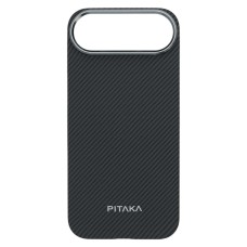 Чохол Apple iPhone 17 Air, Pitaka Ultra Slim, Black-Gray, MagSafe, Чорний