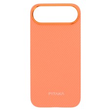 Чохол Apple iPhone 17 Air, Pitaka Ultra Slim, Twill Orange, MagSafe, Малюнок