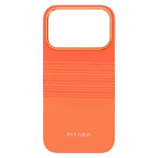 Чохол Apple iPhone 17 Pro Max, Pitaka Ultra Slim, Sunset Orange, MagSafe, Малюнок