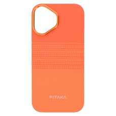 Чохол Apple iPhone 17, Pitaka Ultra Slim, Sunset Orange, MagSafe, Малюнок