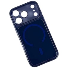 Чохол Apple iPhone 13, Neon Pulse, MagSafe, Синій