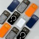 Чохол Apple iPhone 13, Neon Pulse, MagSafe, Синій