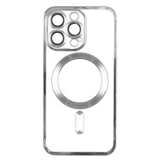 Чохол Samsung Galaxy S26 Edge, Galaxy S26 Plus, Metallic Full Camera, MagSafe, Срібний