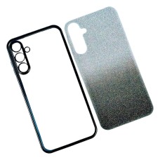 Чохол Xiaomi Redmi Note 9 Pro, Redmi Note 9 Pro Max, Redmi Note 9S, Ombre Glitter Chrome, Black Chrome, Чорний